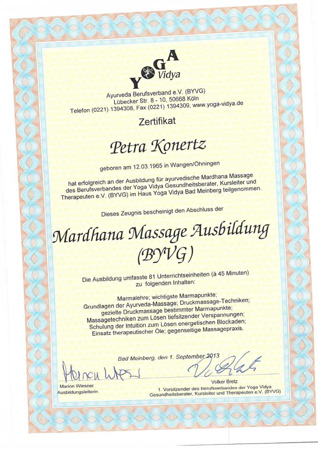 Ayurveda_Petra_Schwarzkopf_Zertifikat